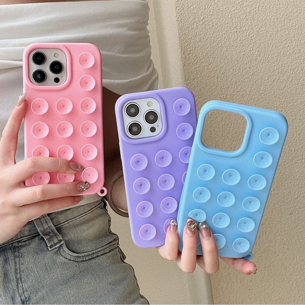 Capinha iphone 11/12/13/14/15/16 Pro max,Capa para celular com ventosa de silicone à prova de choque e anti-queda