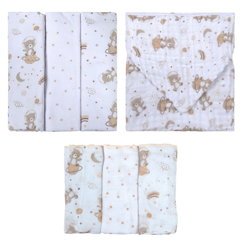 Kit 7 Peças Enxoval de Bebê Bublim Petit