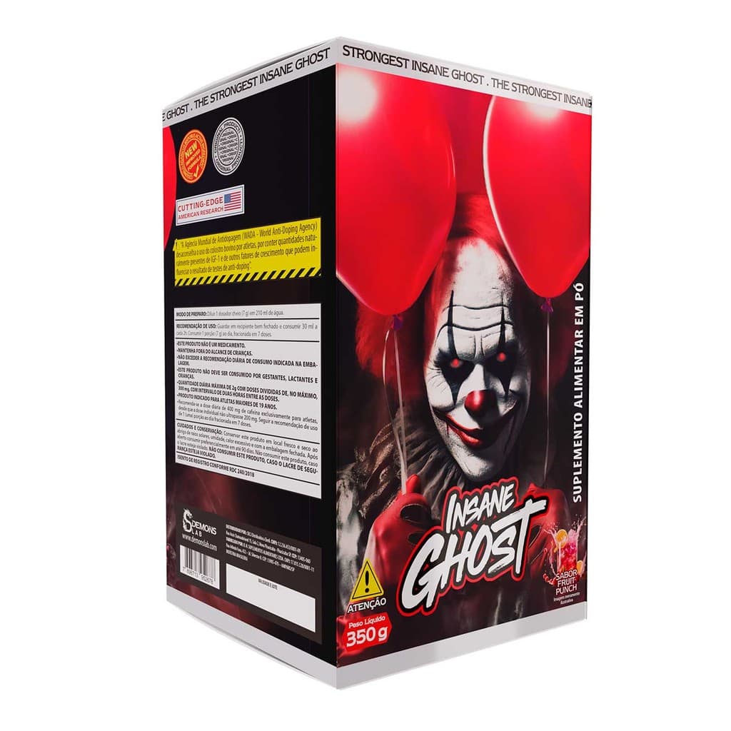 Pré Treino Insane Ghost 350g - Demons Lab 