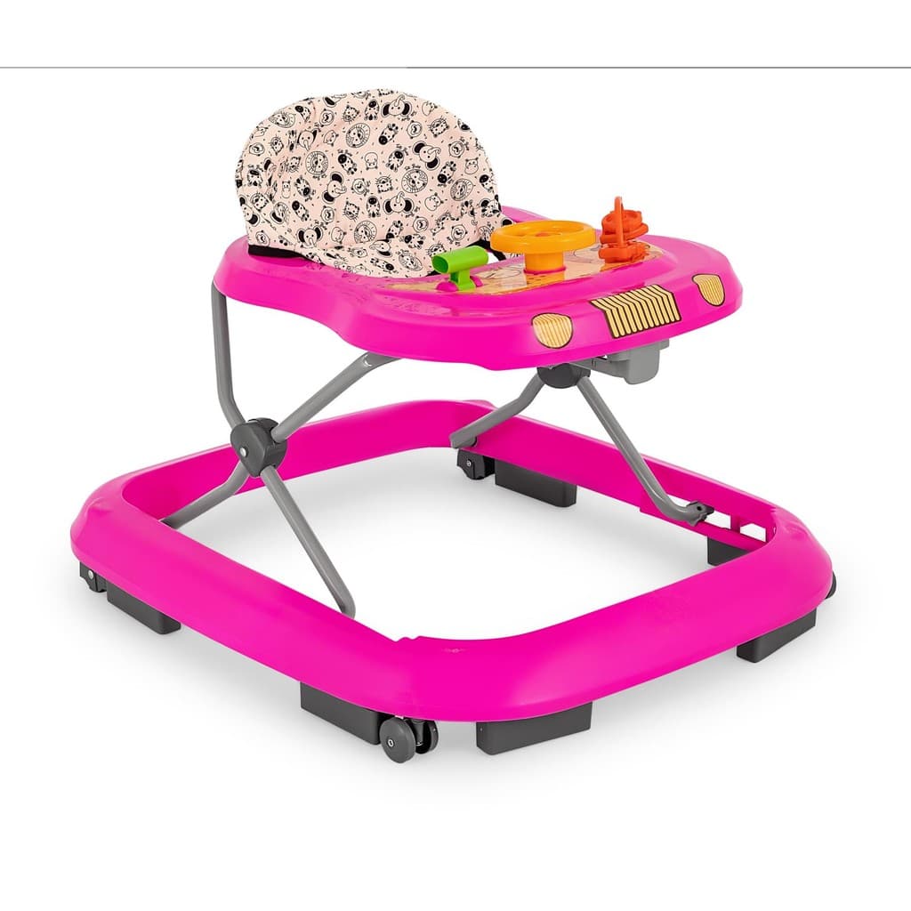 Andador e Centro Atividades Bebê Safari II Rosa Tutti Baby