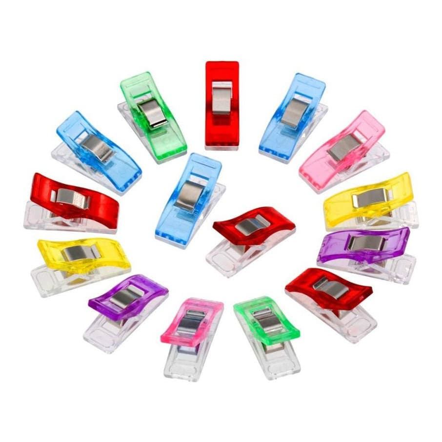 Prendedor Pequeno de Tecido para Patchwork com 10 Unidades - 1,5cm