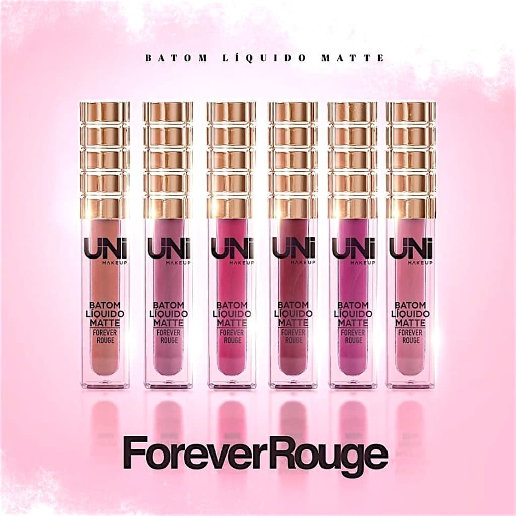 Batom Líquido Matte Soft Aveludado Forever Rouge Uni Makeup