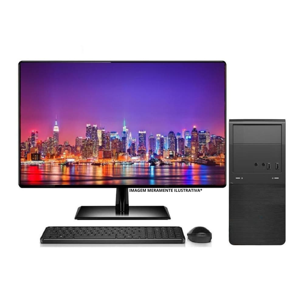 Computador Completo Intel Core i7 16GB SSD 512GB Wifi Windows Monitor 19,5