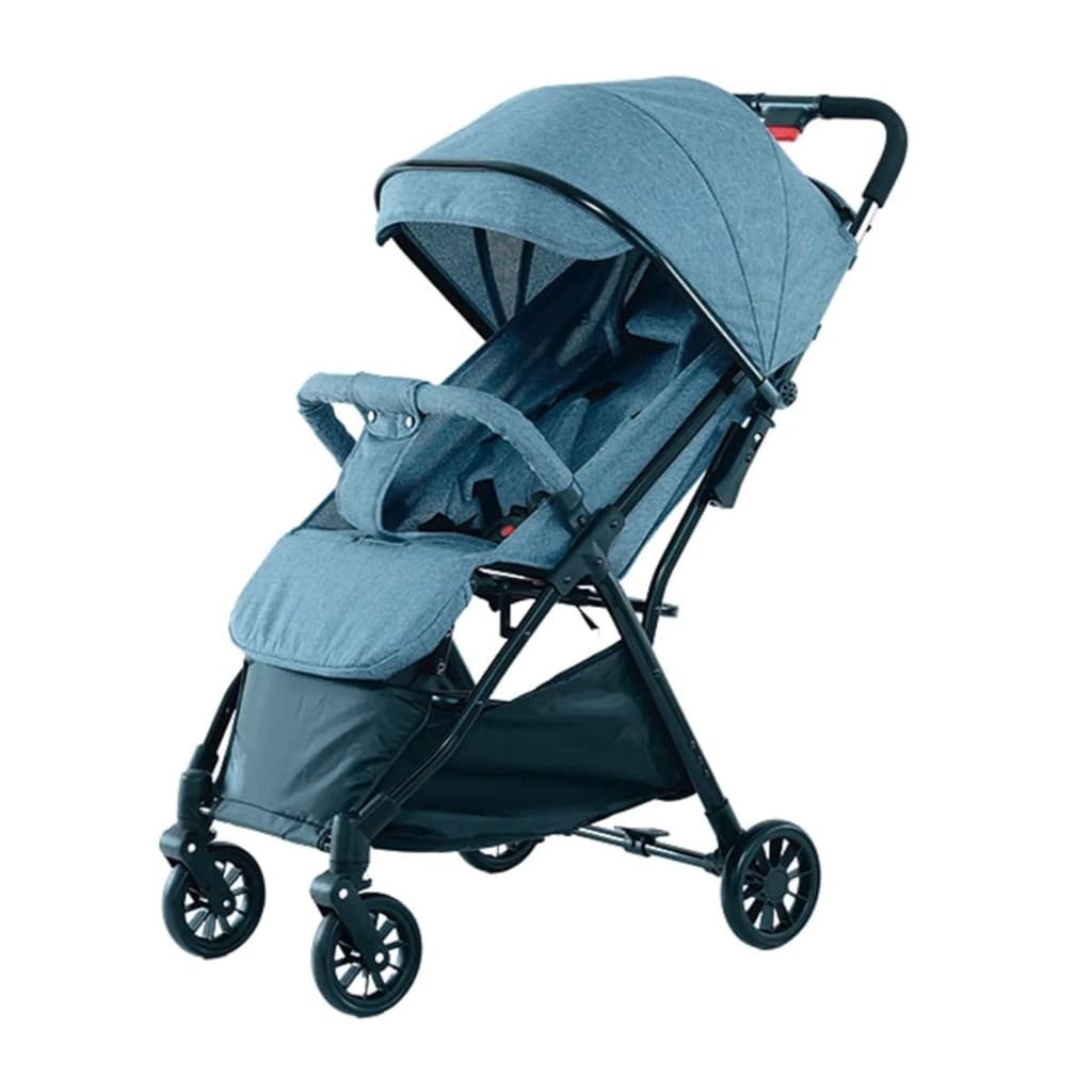 Carrinho de Bebê para Passeio Compacto Zippy Cinza Até 15kg Dobrável para Recém Nascido com Capota