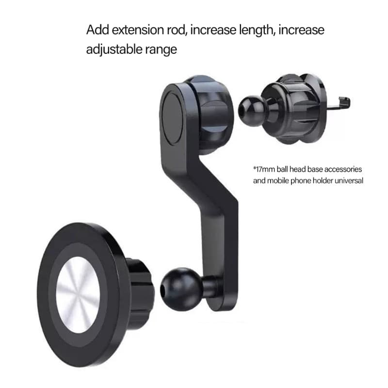 Braço De Extensão BO Para Saída De Ar Do Carro Suporte De Telefone Montagem Haste Extensora