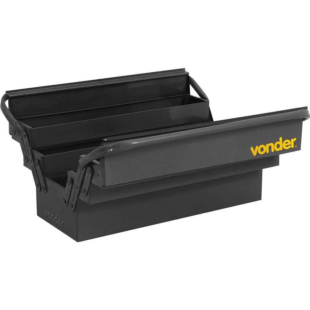 Caixa Metálica Sanfonada 5 Gavetas 50x19x20cm Vonder