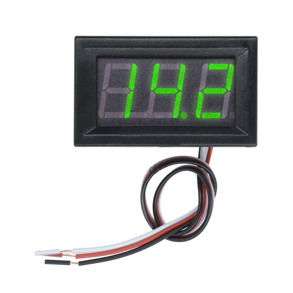 Voltímetro Display digital DC 0 a 30V Led Digital Medidor de Tensão