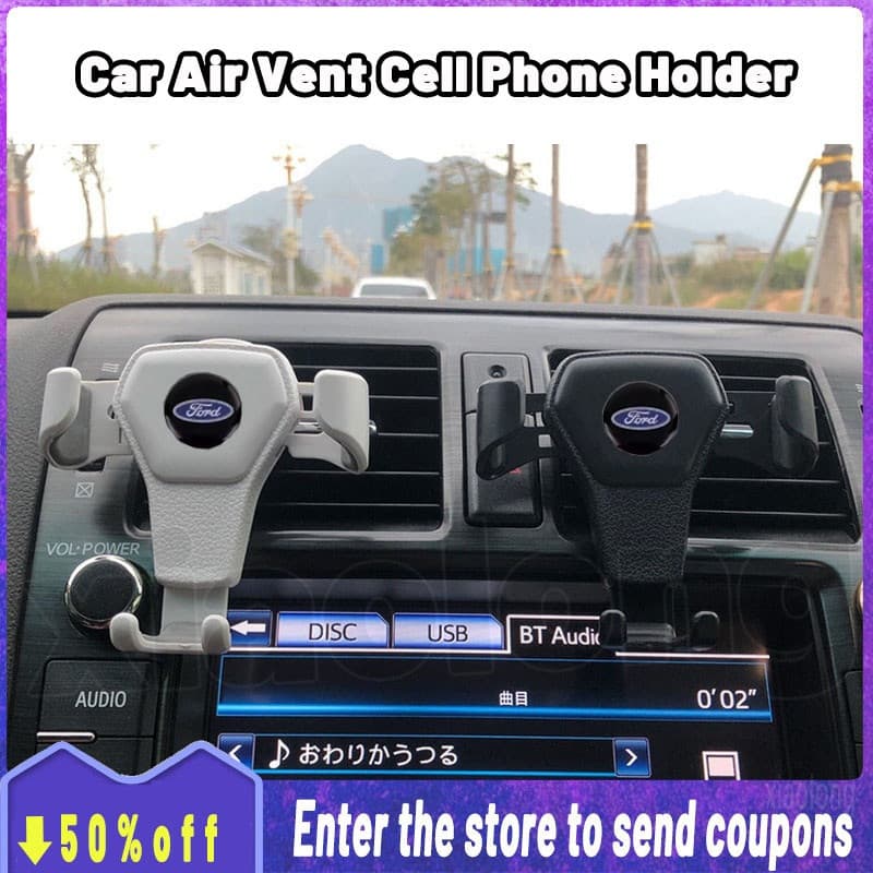 Para Ford Suporte De Telefone De Ventilação De Ar De Carro ABS De Alta Qualidade Universal Sem Gravidade Magnética Móvel