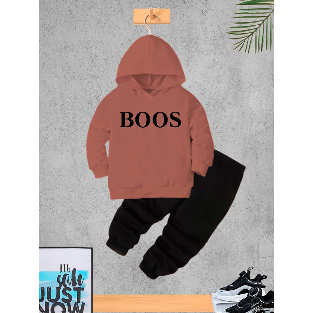 Conjunto Moletom OSS Menino Infantil Blusa e Calça Kids Flanelado Masculino Criança Inverno
