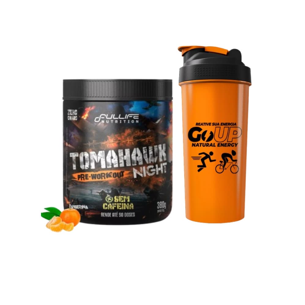 Pré Treino Tomahawk 380g Fullife + Coqueteleira