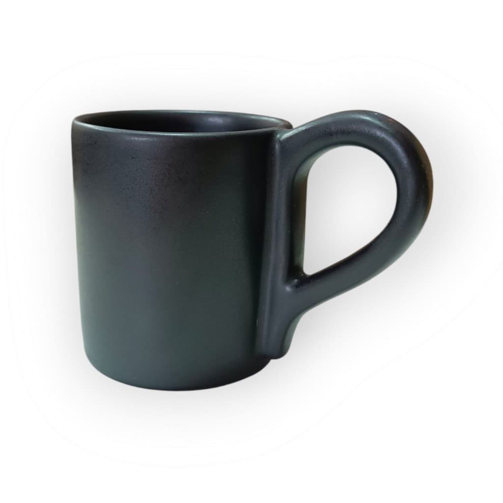 Caneca de Cerâmica 200ml 8,5x12cm Orgânica Onix Digital
