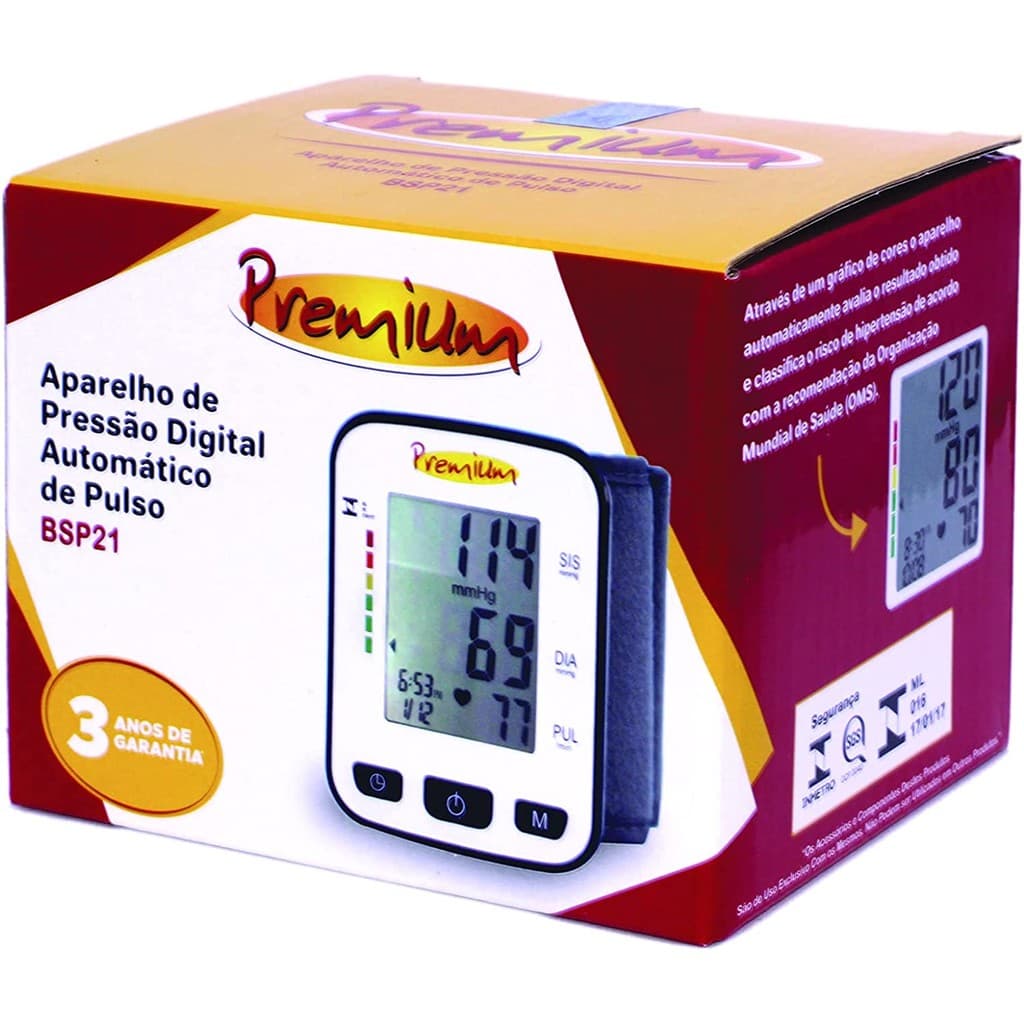 Aparelho Medidor De Pressão Arterial Digital De Pulso G-tech