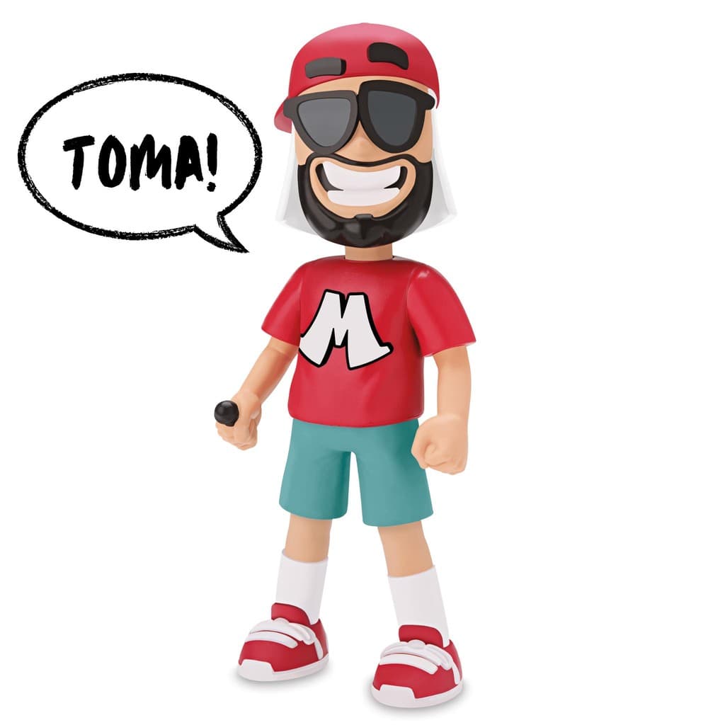 Boneco do Mussa, @mussoumano, articulado todo em vinil