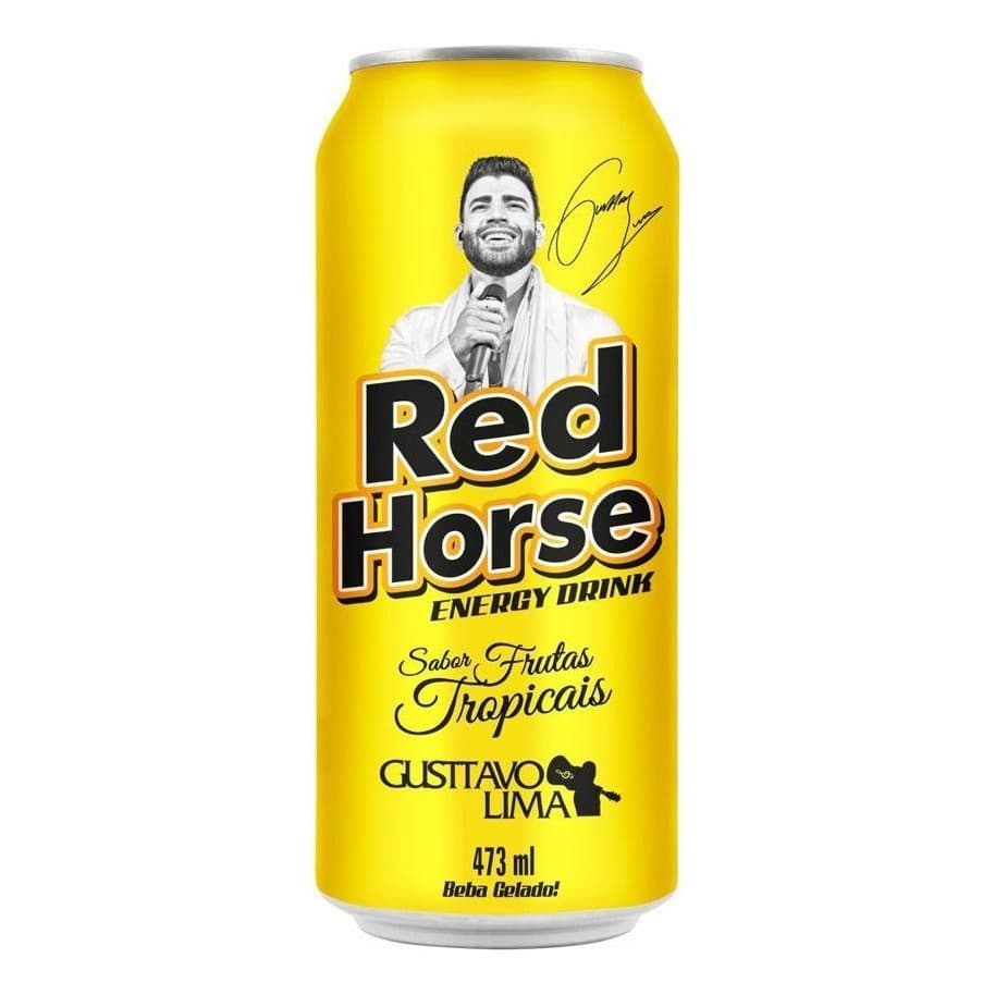 Kit C/ 2 Energetico Red Horse Energy Drink 473 Ml Frutas Tropicais