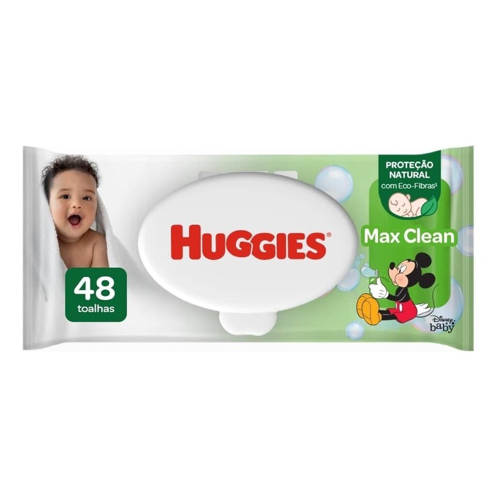 Lencos Umedecidos Huggies Max Clean toalha