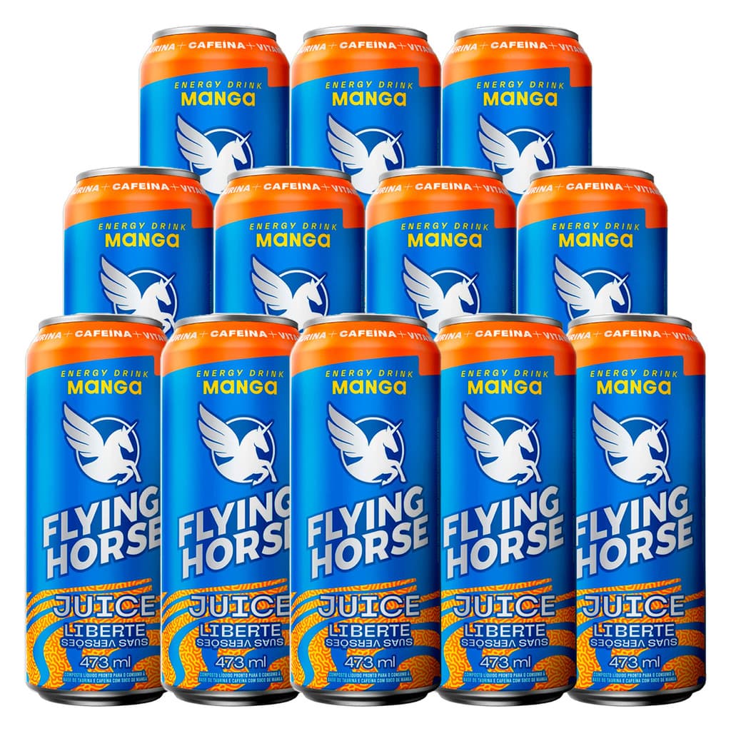 Energético Flying Horse Energy Drink Manga 473ml 12un