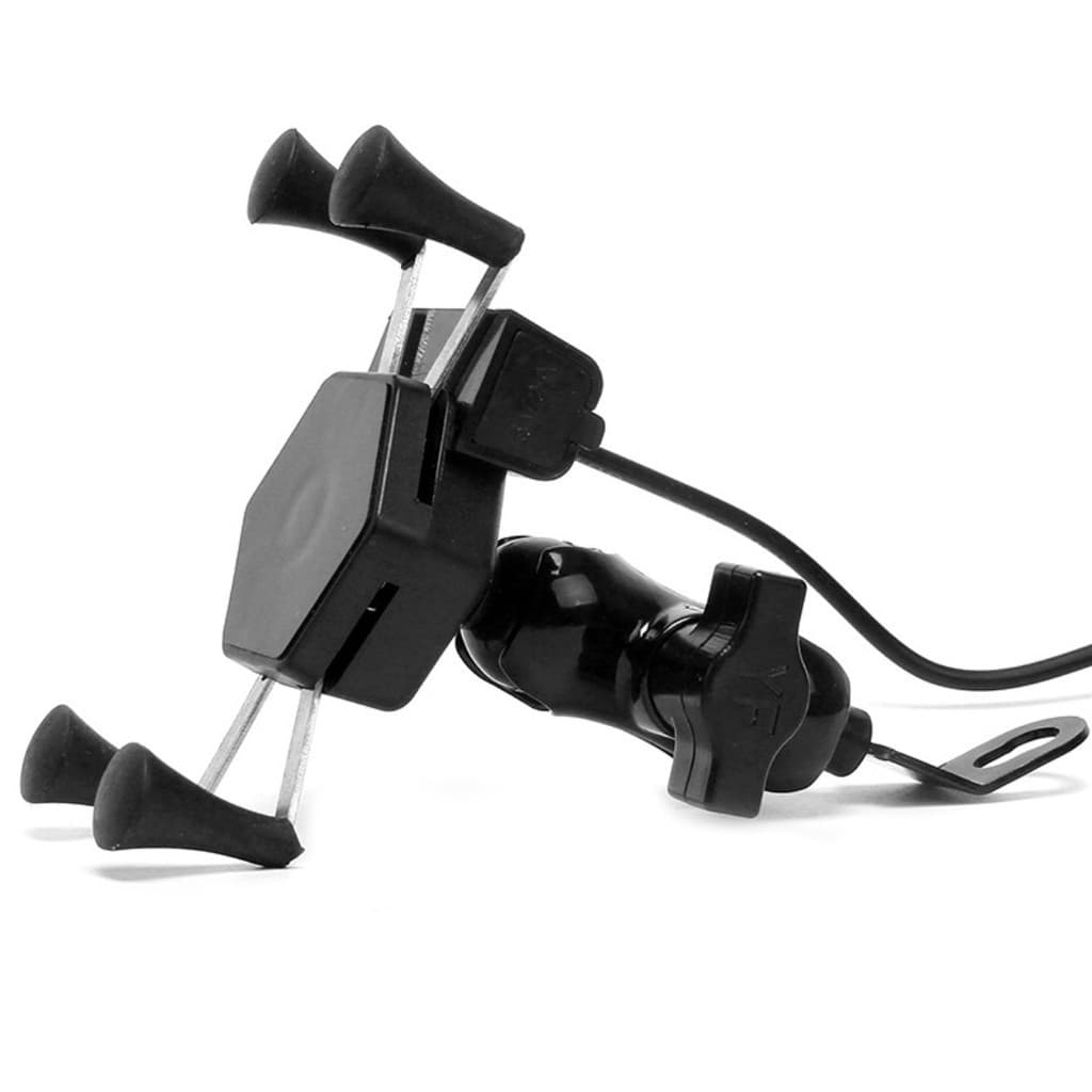Suporte De Celular Para Moto  Com Carregador Usb