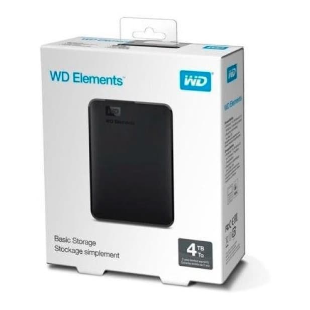 Hd Externo 4tb Western Digital Elements Portátil Usb 3.0 Pto