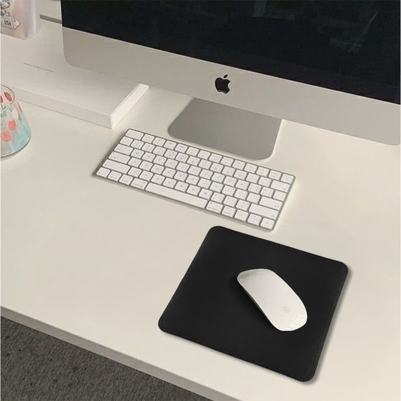 Mouse Pad Deskpad Tapete Case Gamer Notebook Macbook Computador Escritório Profissional Envio Já Cor Preta