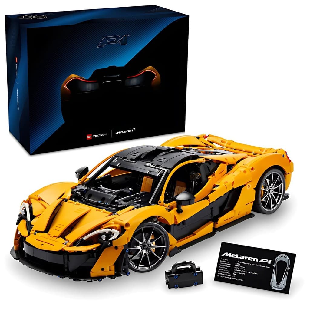Bloco de Montar Lego Technic Carro McLaren P1 3893 Peças - 42172