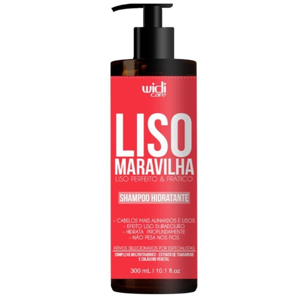 Shampoo Hidratante Liso Maravilha 300ml - Widi Care