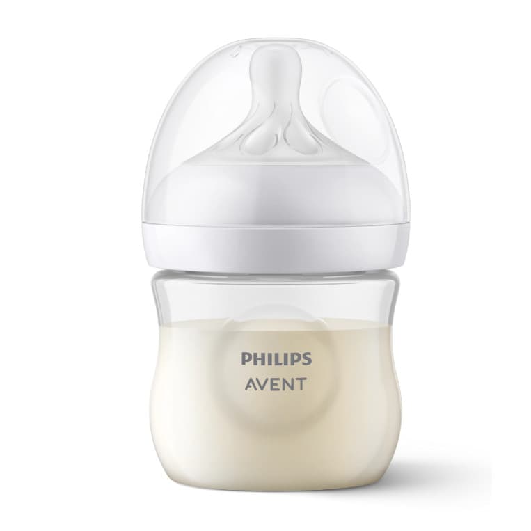 Mamadeira Philips Avent Pétala 3.0 Natural Response, Transparente, 125mL, SCY900/01
