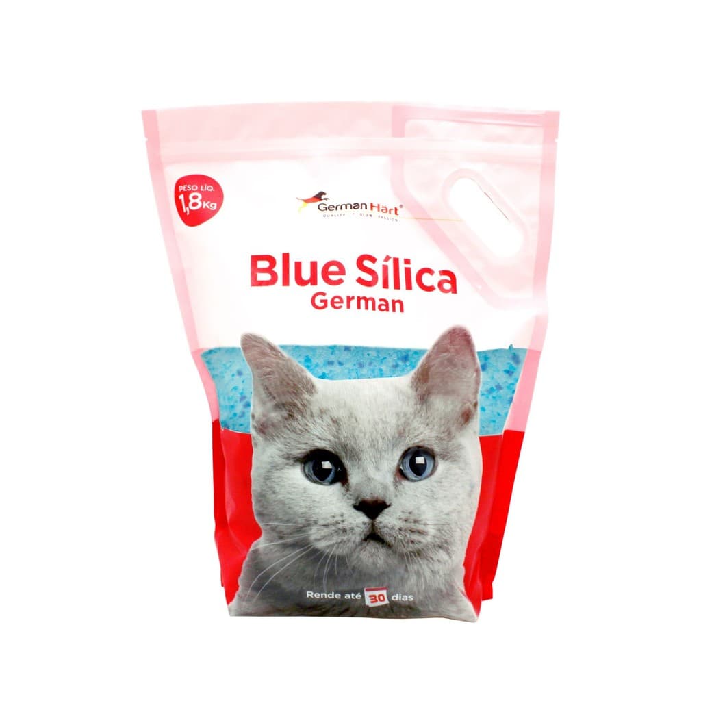 Areia Sanitária Pet Gato Cristais Blue Sílica Lavanda 2un