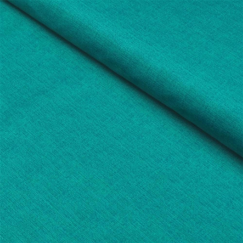 Tecido Estampado para Patchwork - Linum: Textura Azul Esmeralda (0,50x1,50)