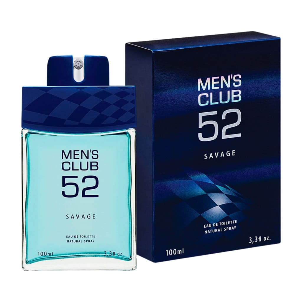 Perfume Mens Club 52 Savage Importado Masculino 100ml Desodorante Colônia Deo Colonia