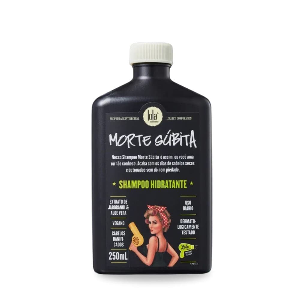 Shampoo Hidratante Capilar Morte Súbita 250ml Detox Lola Vegano