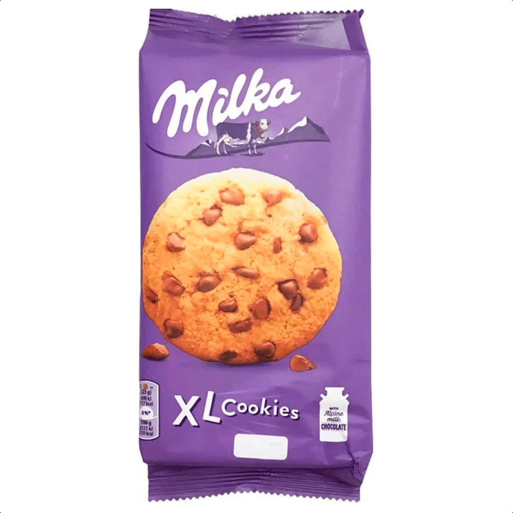Biscoito Milka Cookies XL Chocolate 184g Importado
