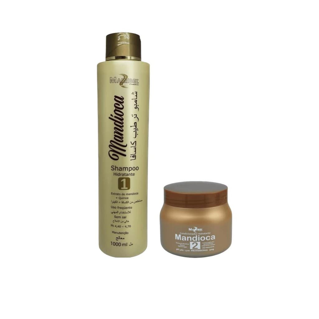 Mairibel Kit Shampoo Hidratante Mandioca + Condicionador Hidratante Mandioca - Loja Impacto