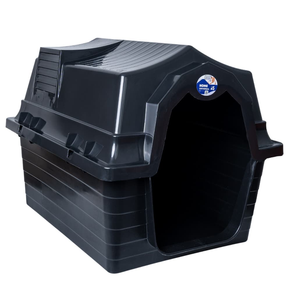 Casa Pet 5 Casinha Cães Cachorros De Plástico Pet Cor Azul Desenho - Numero 5