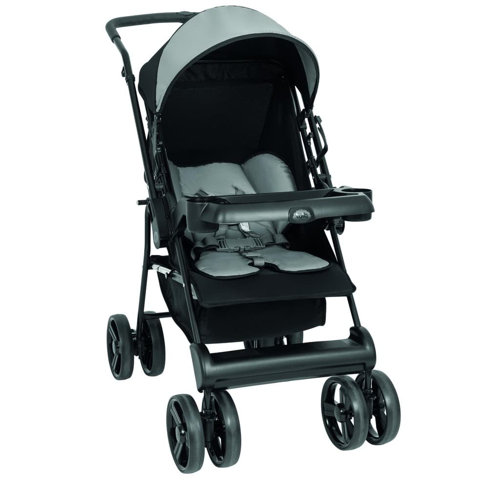 Carrinho de Bebê e Passeio Tutti Baby Solare Preto Até 15kg