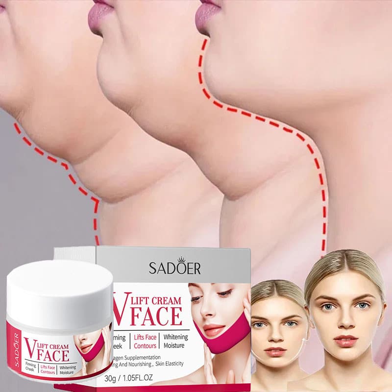 V Rosto Endurecimento Creme Anti Idade Rugas Lifting Apertar Queixo Duplo Clareamento Hidratante Forma Produtos De Cuida