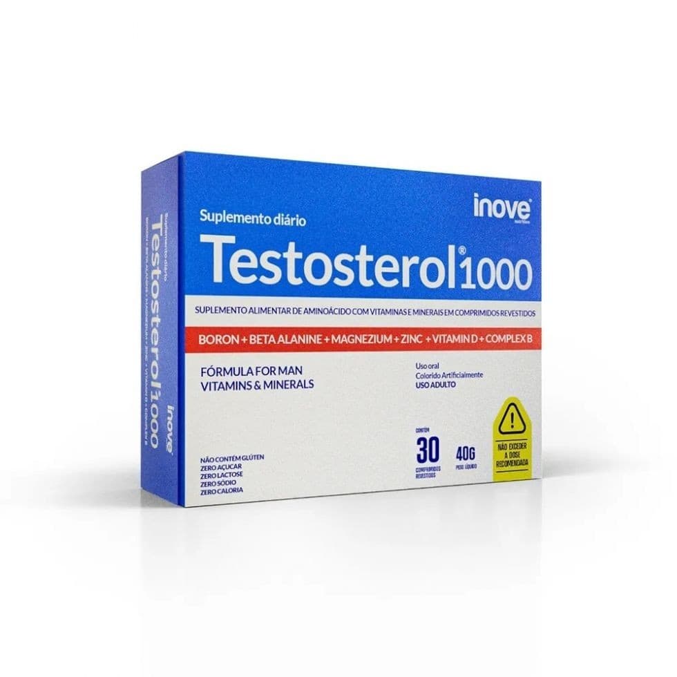 T-1000 Booster Masculino | Boro + Beta Alanina + Magnésio + Zinco + Vitamina D + Complexo B