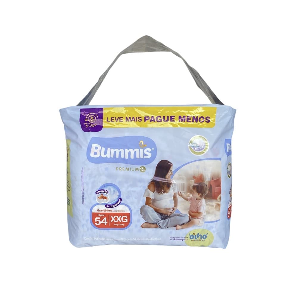 FRALDA XXG C/54 BUMMIS HIPER