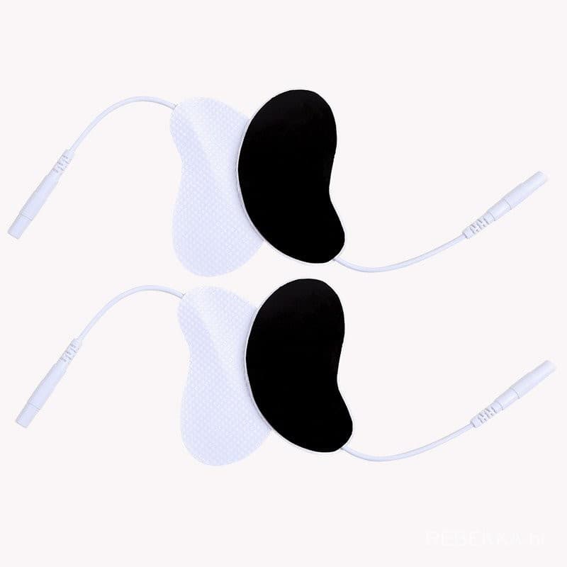 4/6/8/10pcs Rosto Eletrodo Pads Estimulador Muscular para Levantamento Facial Jawline Rosto Massageador Acupuntura Almof