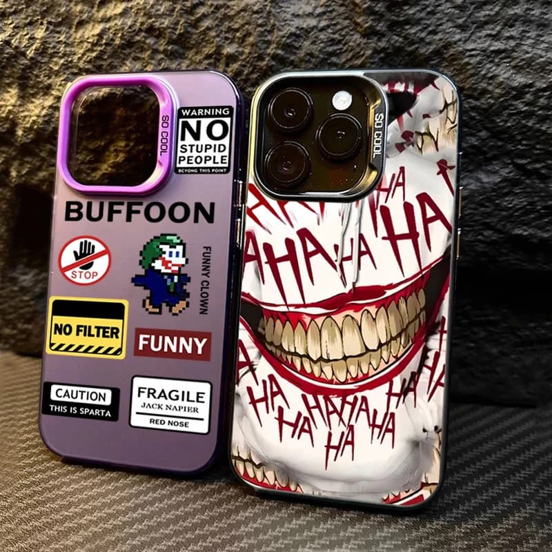 Capinha iphone 17 17Pro 17ProMax Air 11/12/13/14/15/16 Pro max Mini,Capa para celular,joker palhaço