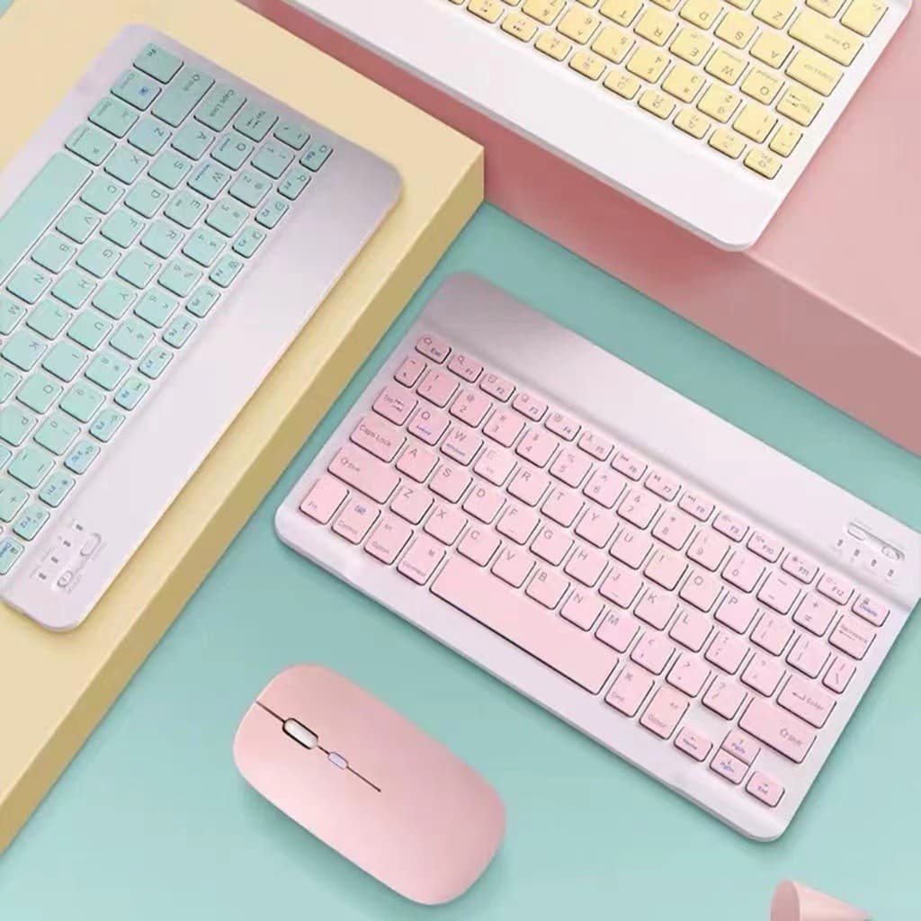 Sem Fio Bluetooth Teclado 10 Polegadas com mouseJIG
