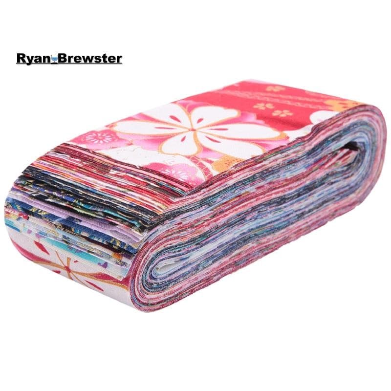 40 PCS Tiras De Acolchoamento De Tecido De Algodão DIY Costura Artesanato Pacote Patchwork Suprimentos 6.5X50cm
