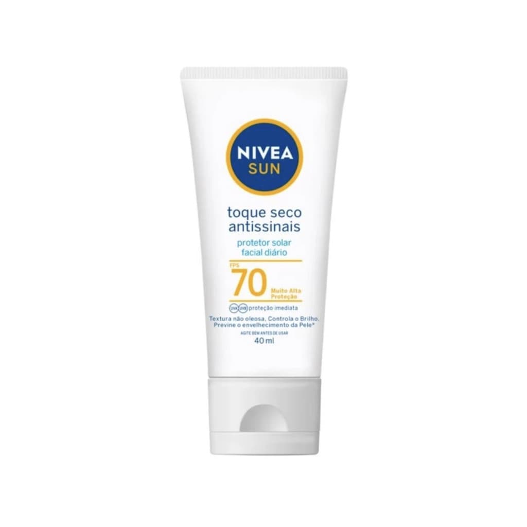 Nivea Protetor Solar Antissinais Toque Seco FPS 70 Oil Free