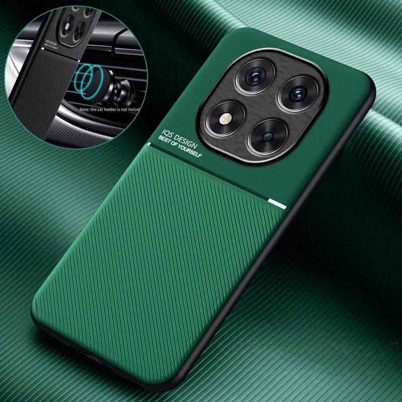 Capa Macia Para Xiaomi Redmi Note 14 Pro 14Pro + 5G De Couro Suporte Magnético Carro Coque Redmy Note14Pro Plus Funda