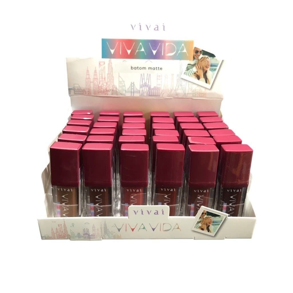 BATOM LIQUIDO MATTE VIVA VIDA 1 UNIDADE