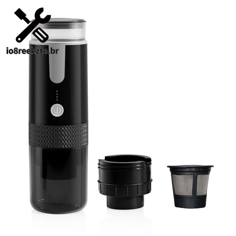 Máquina De Café Expresso Portátil , Elétrica Para Viagem De Escritório , Acampamento , Ajuste Em Pó E Cápsula
