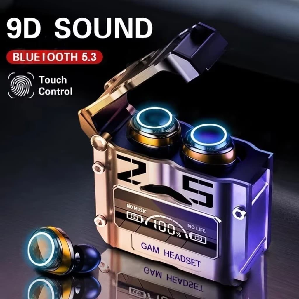 Novo TWS M25 Fone De Ouvido bluetooth 5.3 Sem Fio À Prova D'água 9D Stereo Sports Earbuds LED Microphoe Novo Pronta