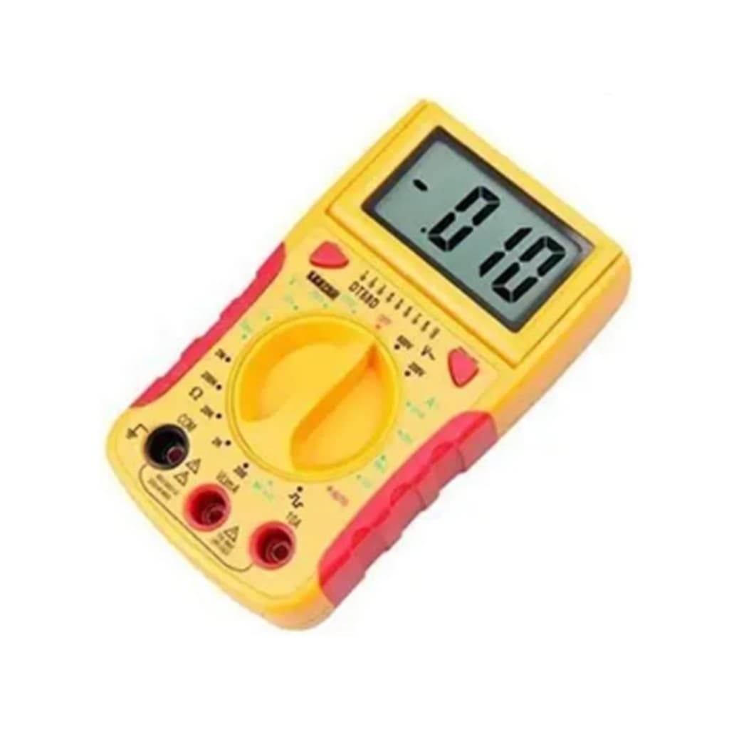 Multímetro Digital DT-68D YLW com Testador de Cabo de Rede: Prático e Confiável
