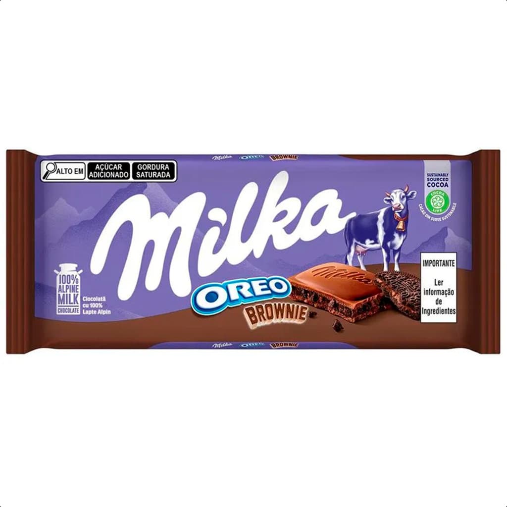 Chocolate Milka Oreo Brownie 100g Importado Premium