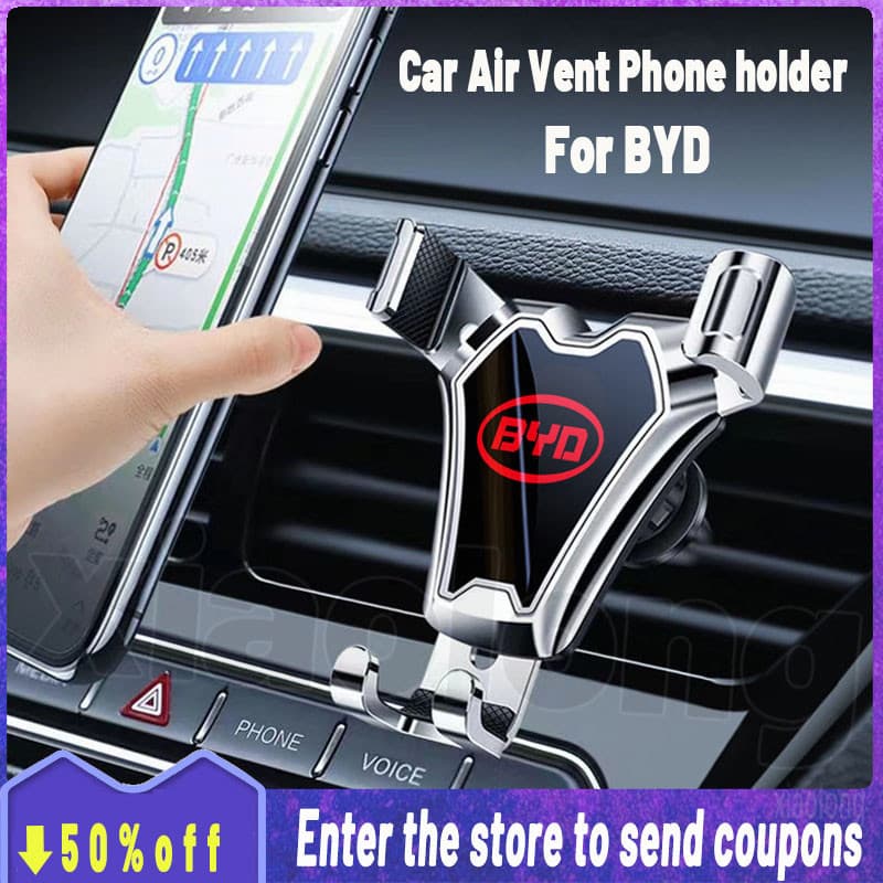 Para BYD Suporte De Telefone Multifuncional ABS De Alta Qualidade Carro Ventilação De Ar Do Celular Móvel Acessórios