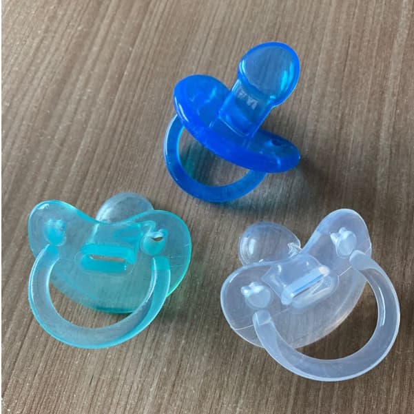 Kit Com 3 Chupetas de Silicone Pepeta Orto Fase 2 Menino macio
